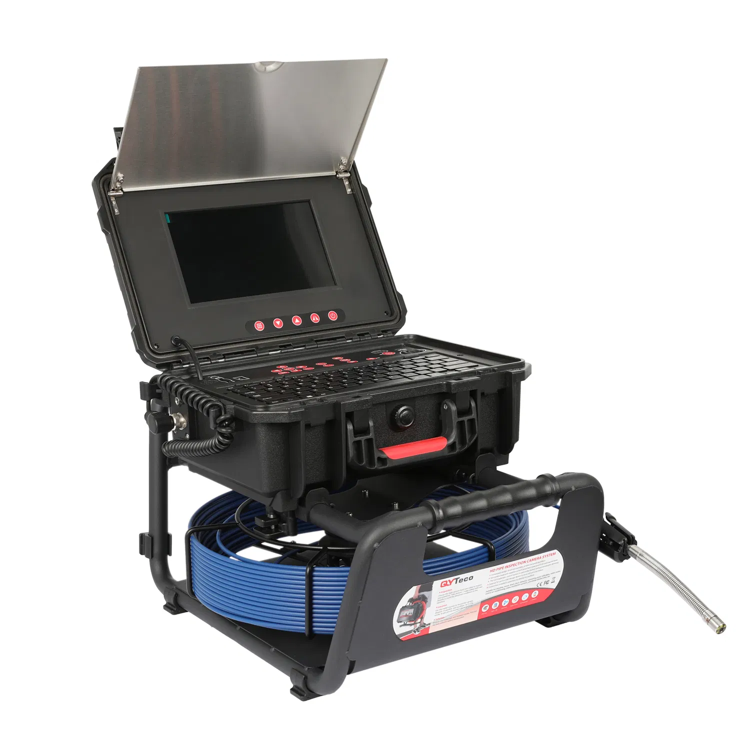 12.8mm Sewer Drain Pipe Video Inspection Camera with 512Hz Sonde