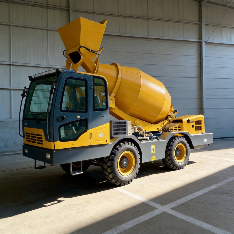 Small Mobile Self Loading Concrete Mixer Truck