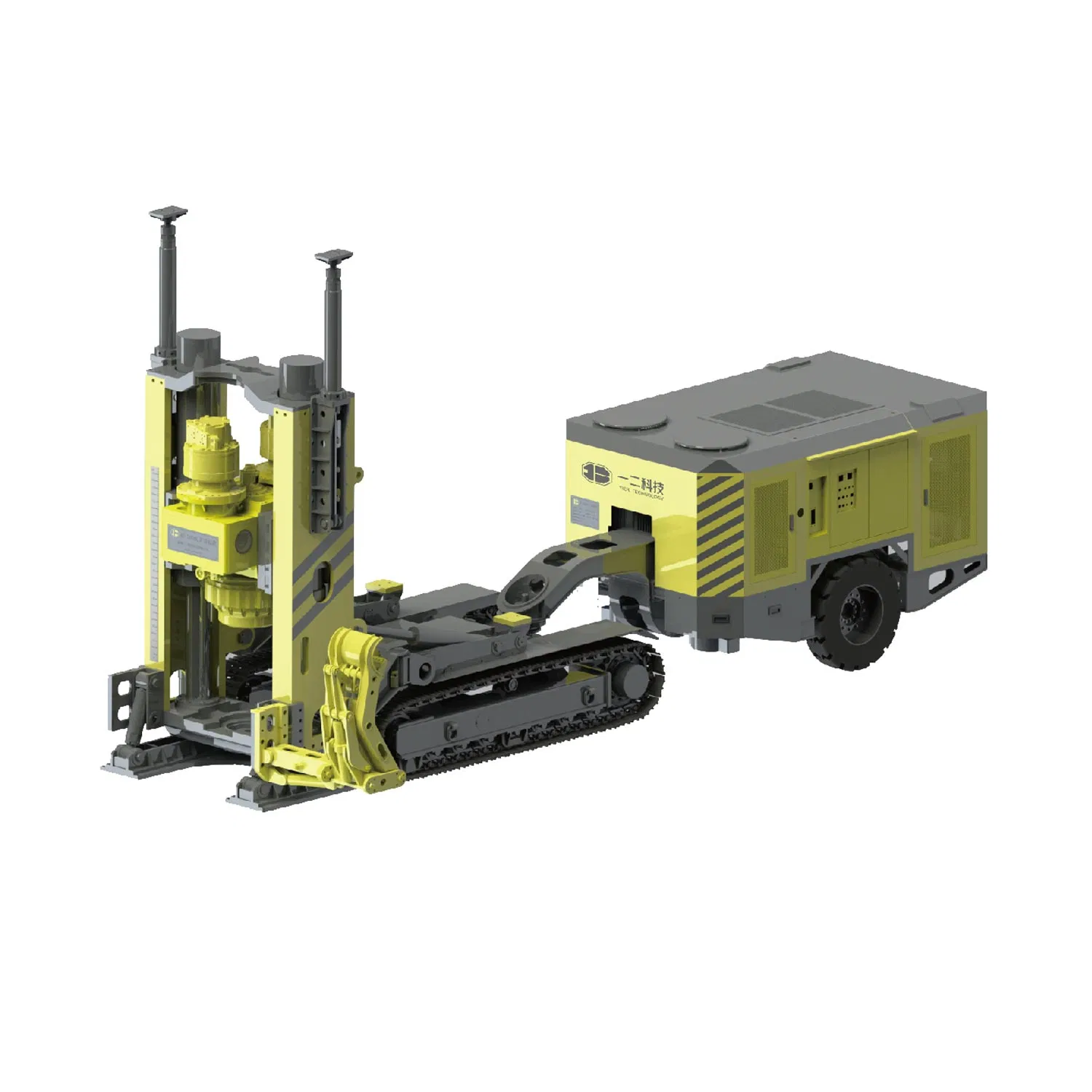 AT-3000L 3m Diameter Crawler Raise Boring Machine Vertical Ventilation Shaft Mining Drill Rig