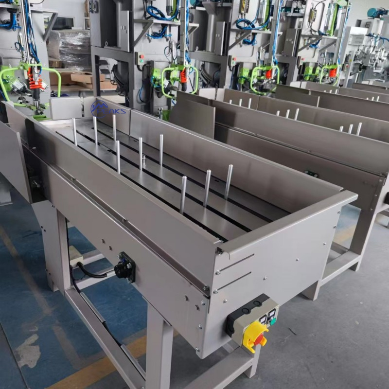 Certificato CE, macchina confezionatrice per sabbia e polvere da 50 kg con applicatore automatico di sacchi