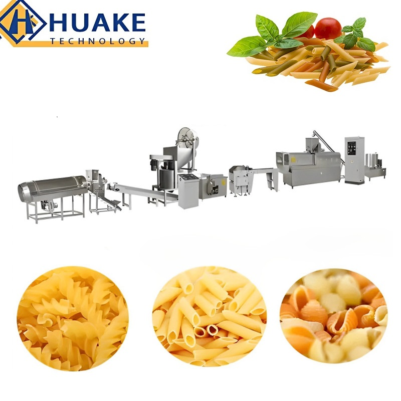 Industrial Automatic Spaghetti Line Macaroni Pasta Extruder Making Machine