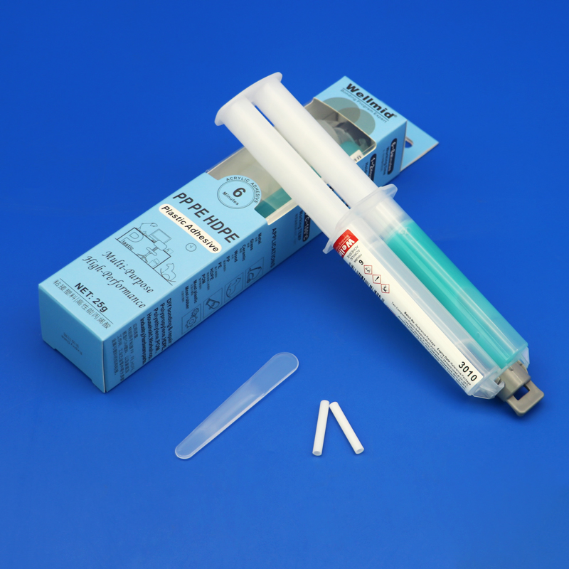 3010 Directly Bonded PP PE HDPE POM Nylon Daicel Polyformaldehyde Plastics Metal Acrylic Structural AB Glue Adhesive