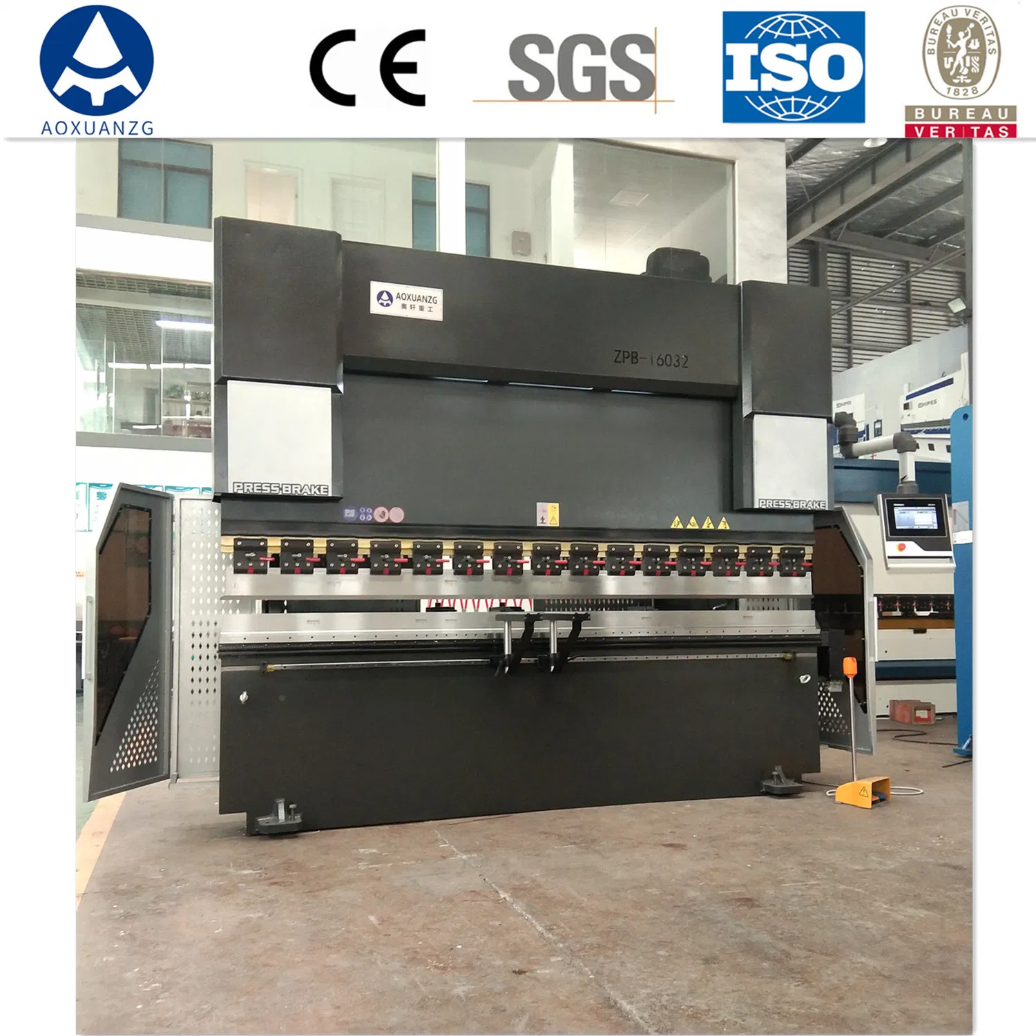 4+1 Axis Sheet Metal Hydraulic Press Brake with DA53T System