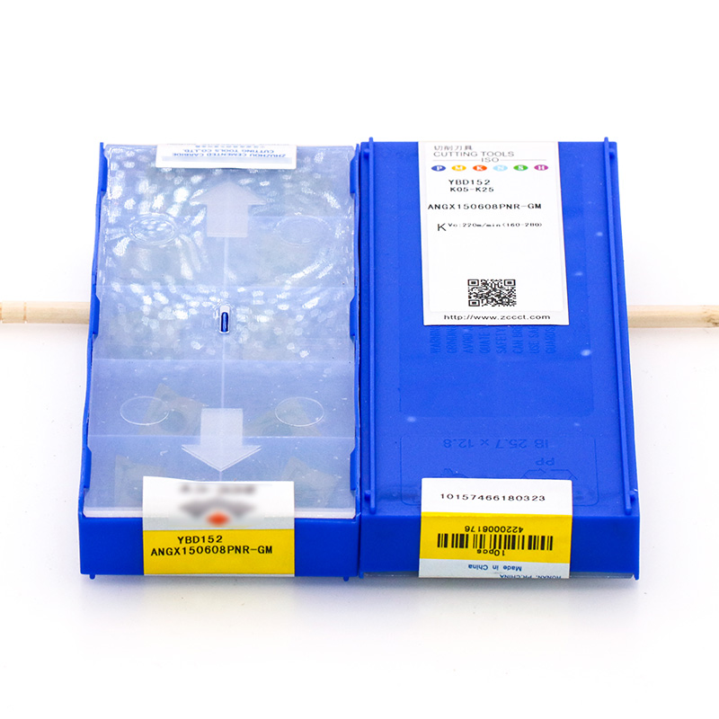 Inserti in metallo duro per utensili da tornitura per macchine CNC Angx150608pnr-GM Ybd152