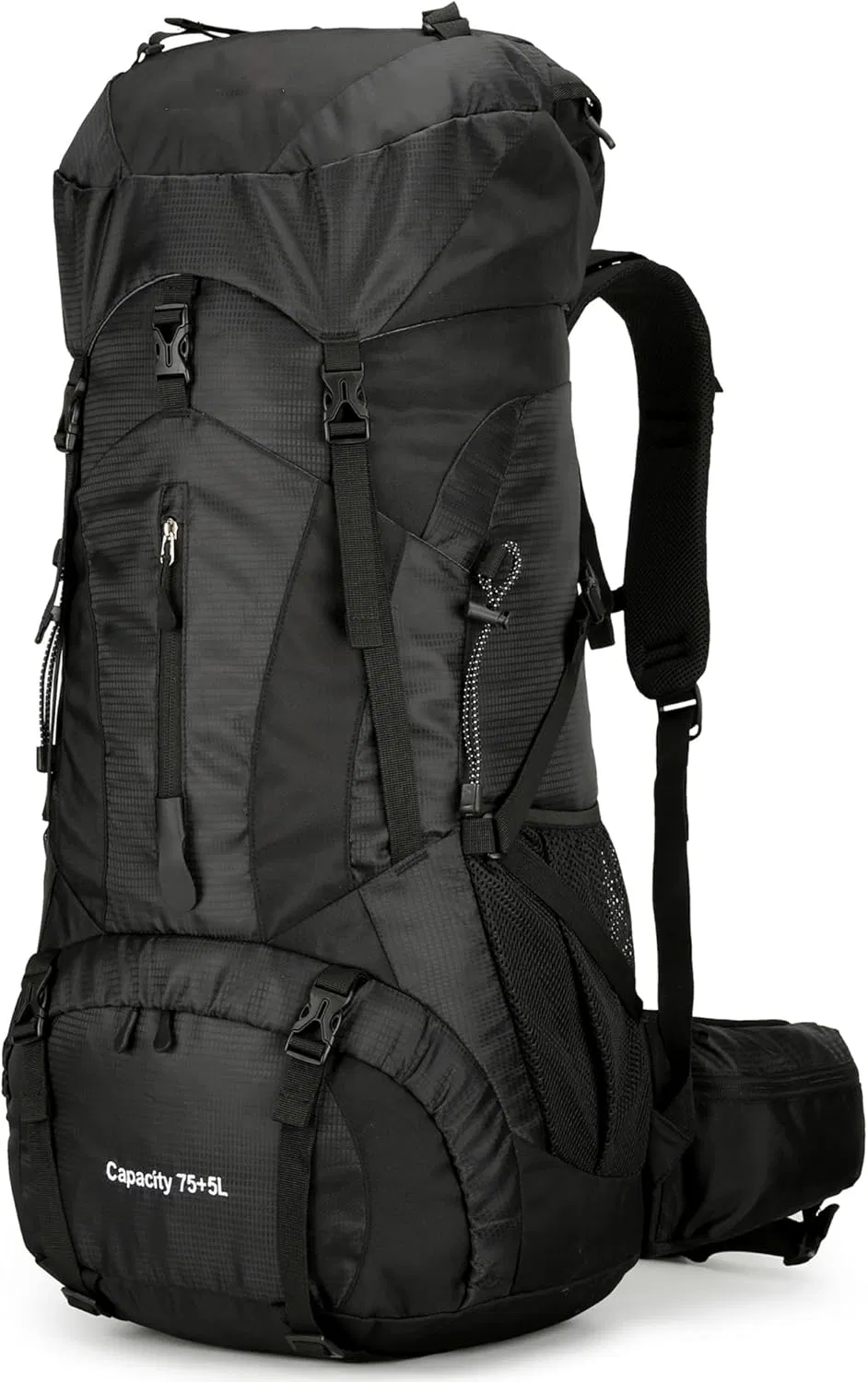 75L Hiking Backpack with Rain Cover Camping Backpack Shoes Warehouse for Men Women