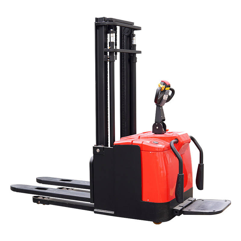 Electric Stand-up and Walk-Behind Stackers, Battery-Powered Pallet Stackers, Warehouse Loading and Unloading Forklifts