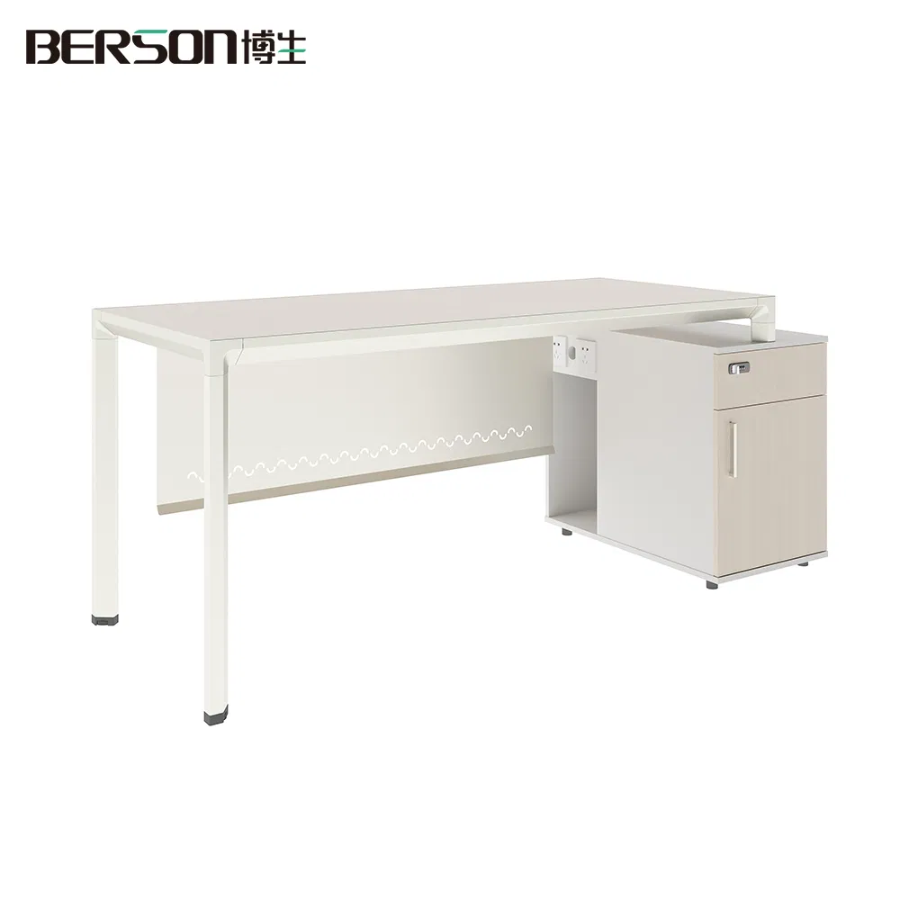 Berson Arredamento Moderno di Lusso per Ufficio Domestico in Metallo Scrivania da CEO Manager Tavolo Direzionale