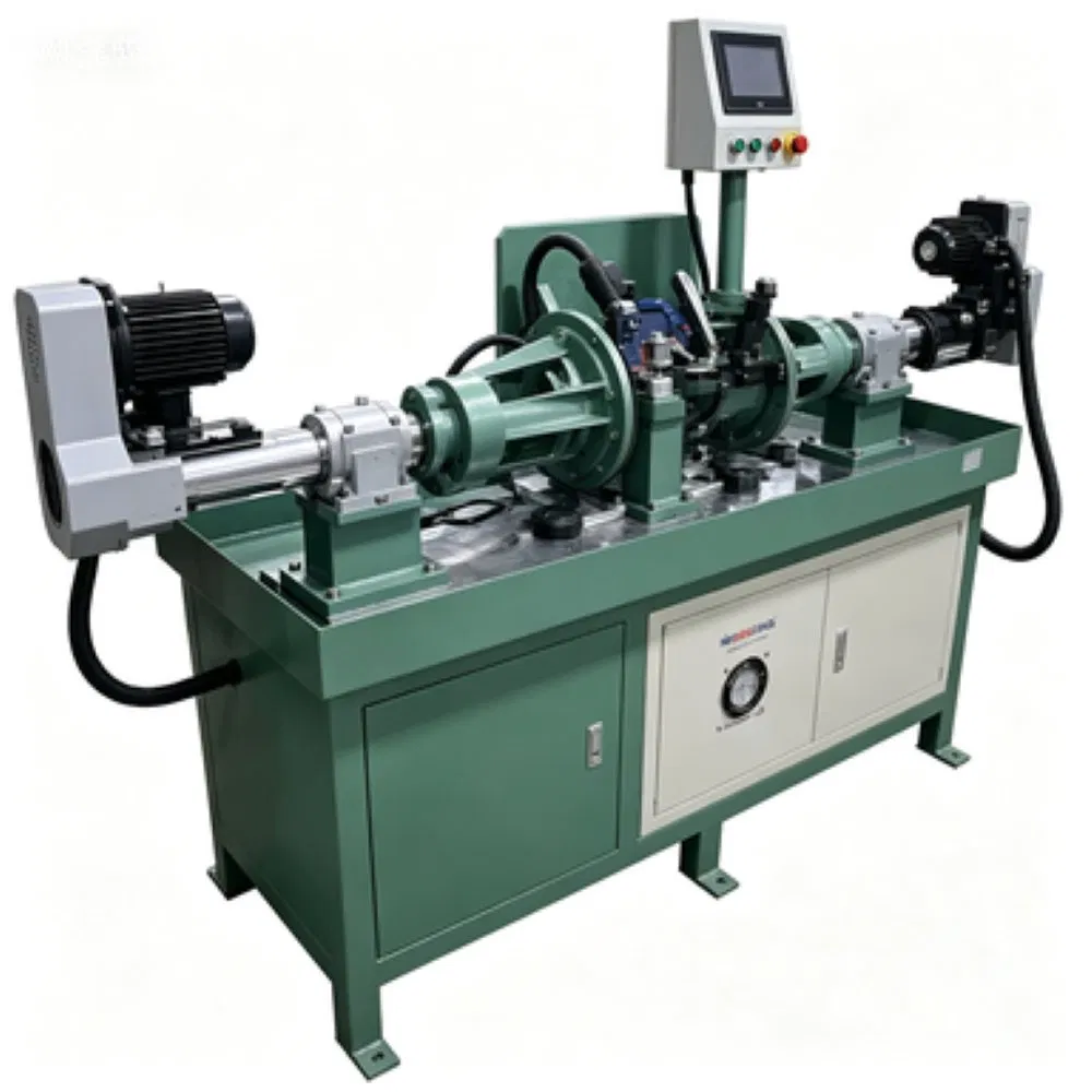 Máquina automática de taladrado y roscado de doble cabezal Chansin, alta eficiencia para producción por lotes