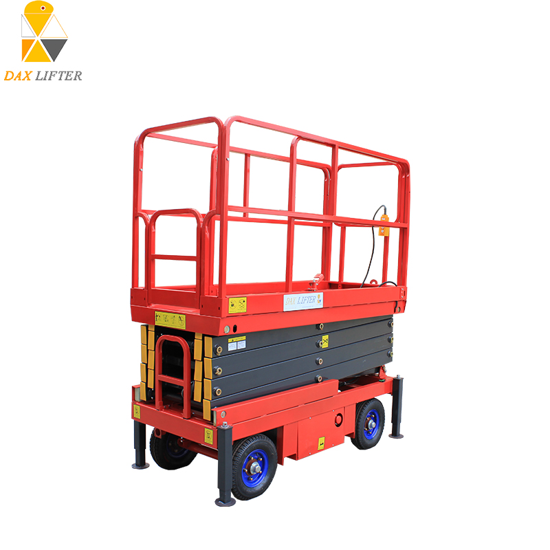 Economic Safe 500kg Mobile Semi Electric Scissor Lift Tables