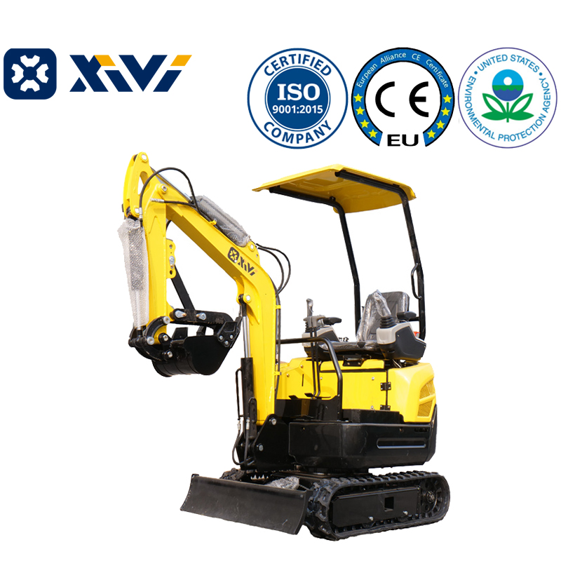 XV17 CE EPA Micro Escavatore Idraulico Piccolo Cingolato con Set Completo di Ricambi