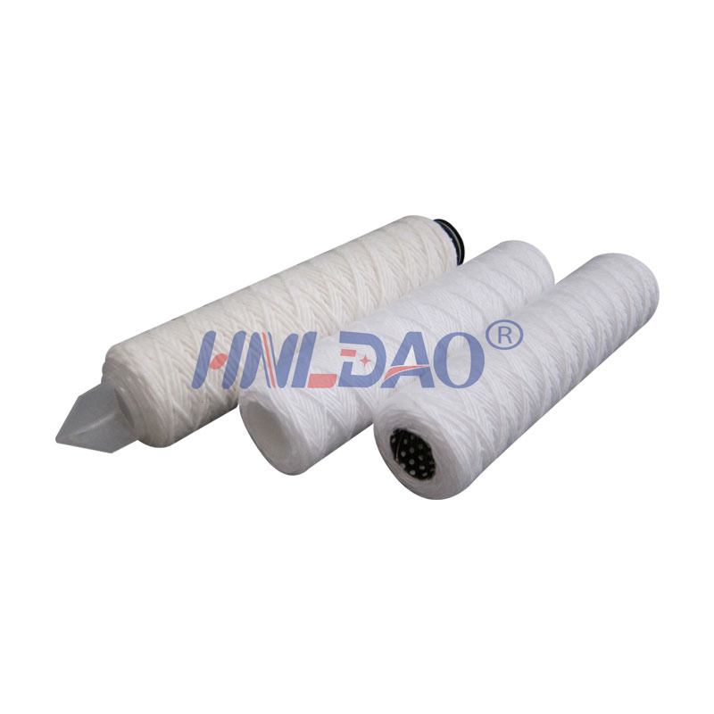 Polypropylene Skeleton+PP Yarn PP-W-10-5μ Bottled Water Pre Filtration Water Winding Water Filter
