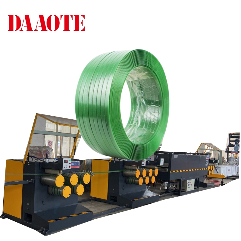 Fully Automatic Pet Straps Plant Pet Packing Belt Tape Band Making Machine