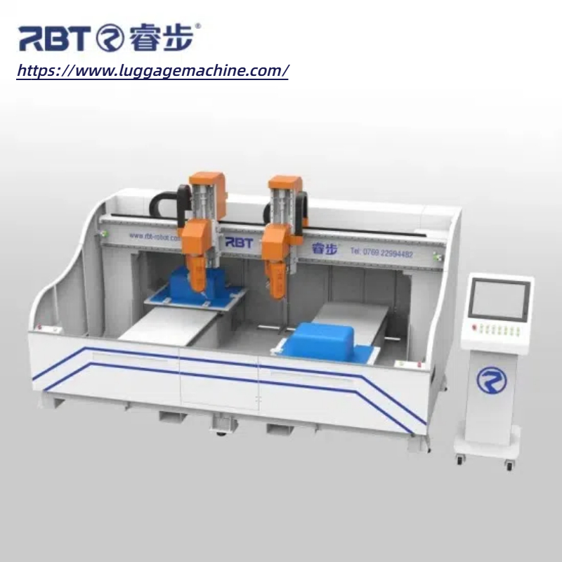 Macchina robotica CNC per il taglio di bagagli in policarbonato per produttore di valigie