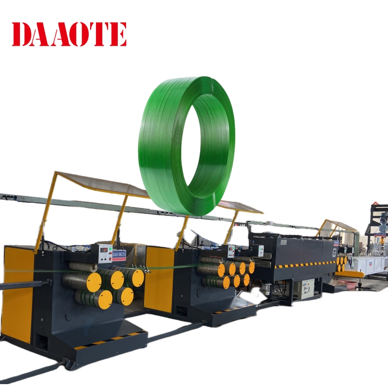 PET Green Strap Machine for Packing Cotton Strapping Production Line