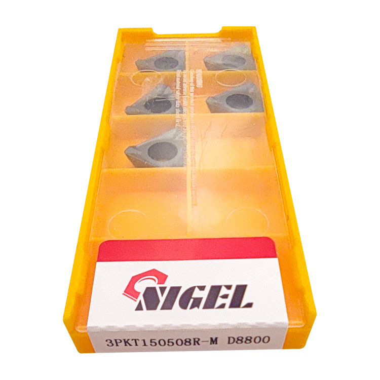 High Precision CNC Cutting Tools Carbide Inserts 3pkt150508r-M D8800 for High Speed Cutting
