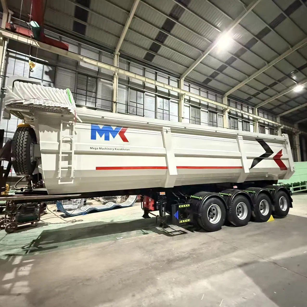 1/2/3/4/6 Axles Hydraulic Rear Dump Dumper Semi Trailer