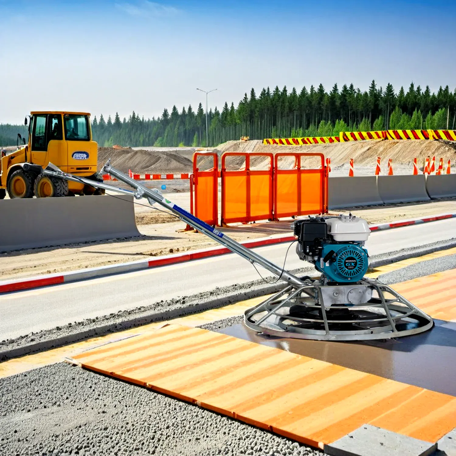Honda Gx160 36-Inch Concrete Trowel Machine for Efficient Finishing