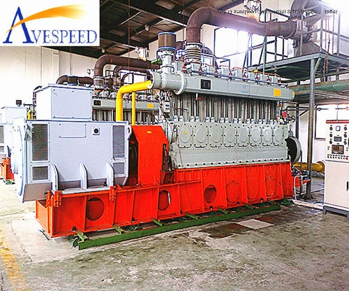 Gruppo elettrogeno da 700 kW a gas naturale/biogas/gas di discarica con cofanatura silenziata