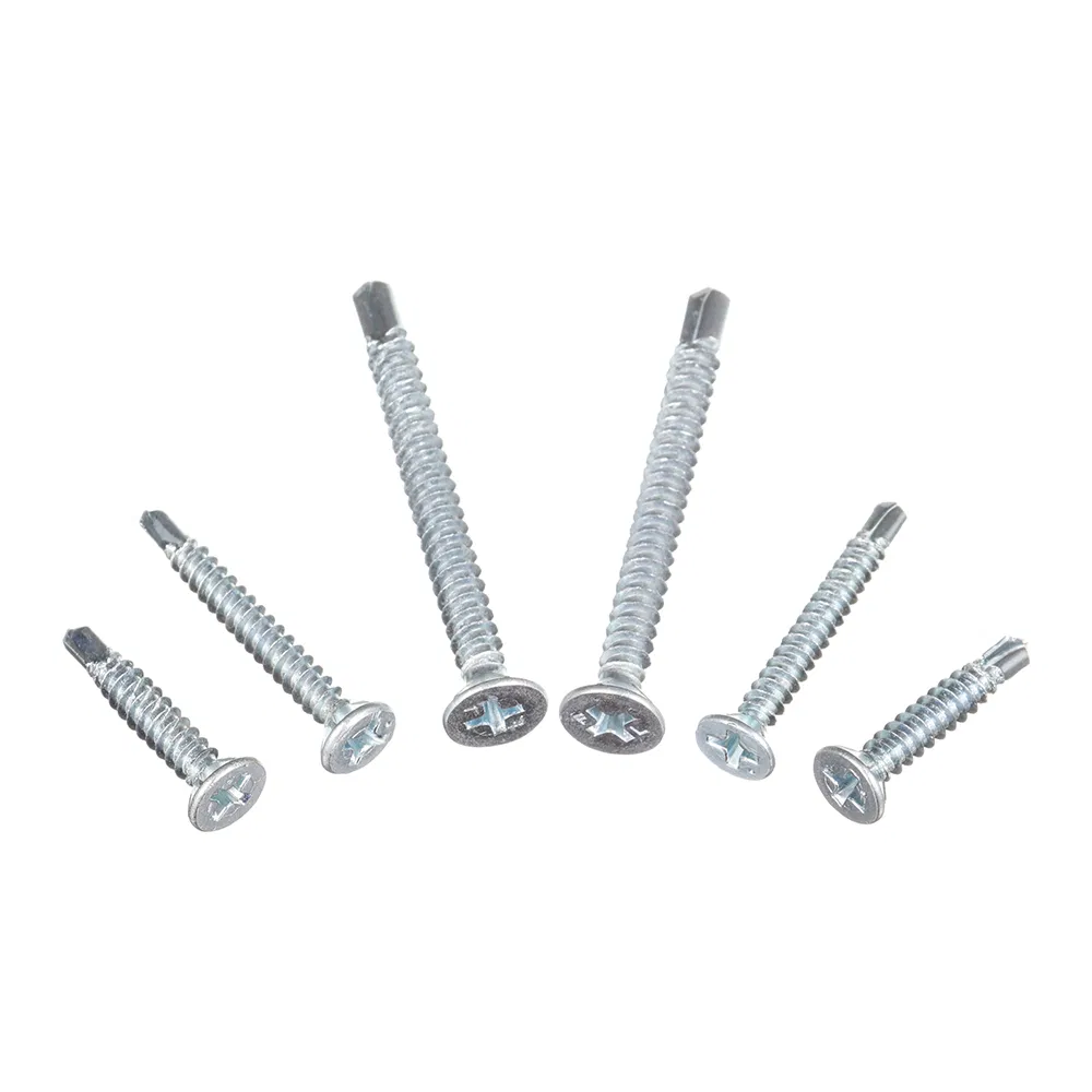 ISO GOST Certification Zinc Plain Black Oxide 12mm-90mm Stainless Steel Oval Round Hex Head Screws for Plastic Windows and Doors