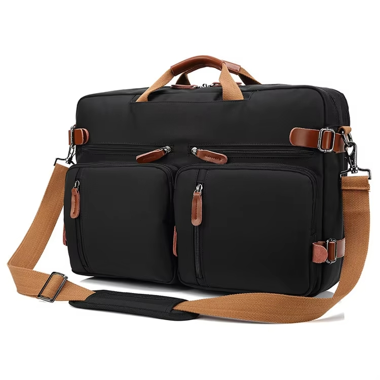 Multi-Functional Convertible Laptop Bag with Hidden Straps for Business and Travel