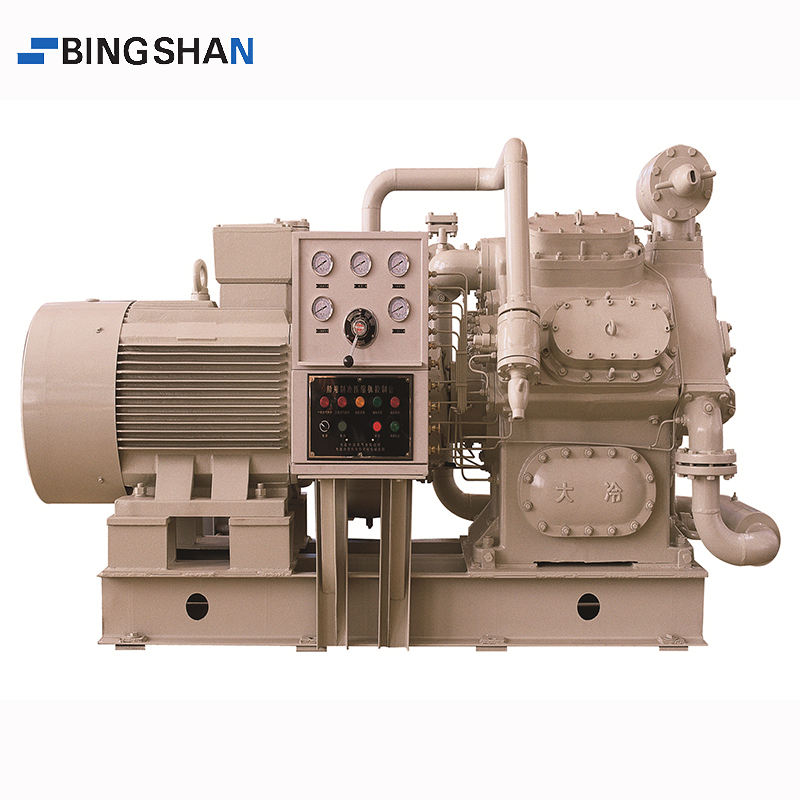 Bingshan 8AS17 Refrigeration Reciprocating Compressor Unit