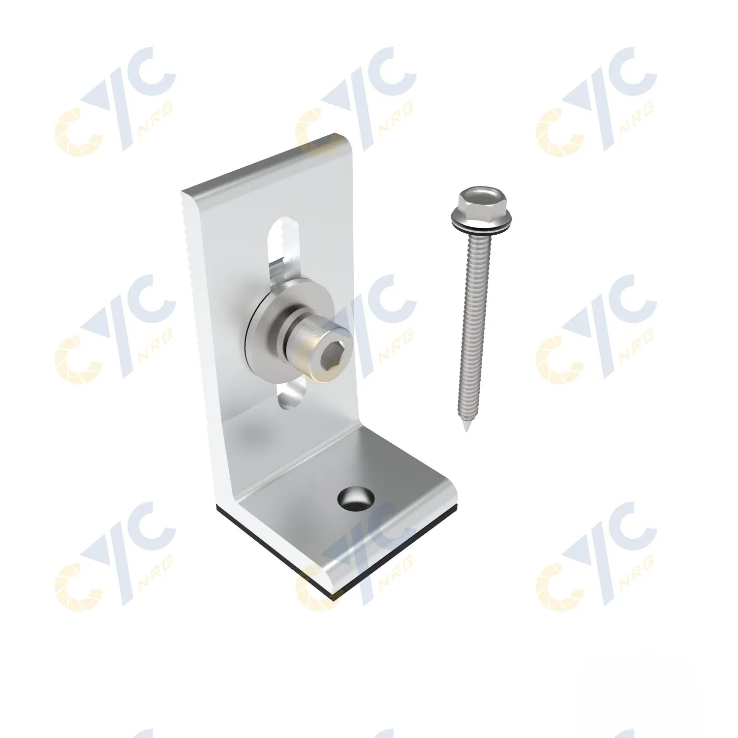 Solar Aluminum Steel Bracket L Foot Mounting for Utility Project