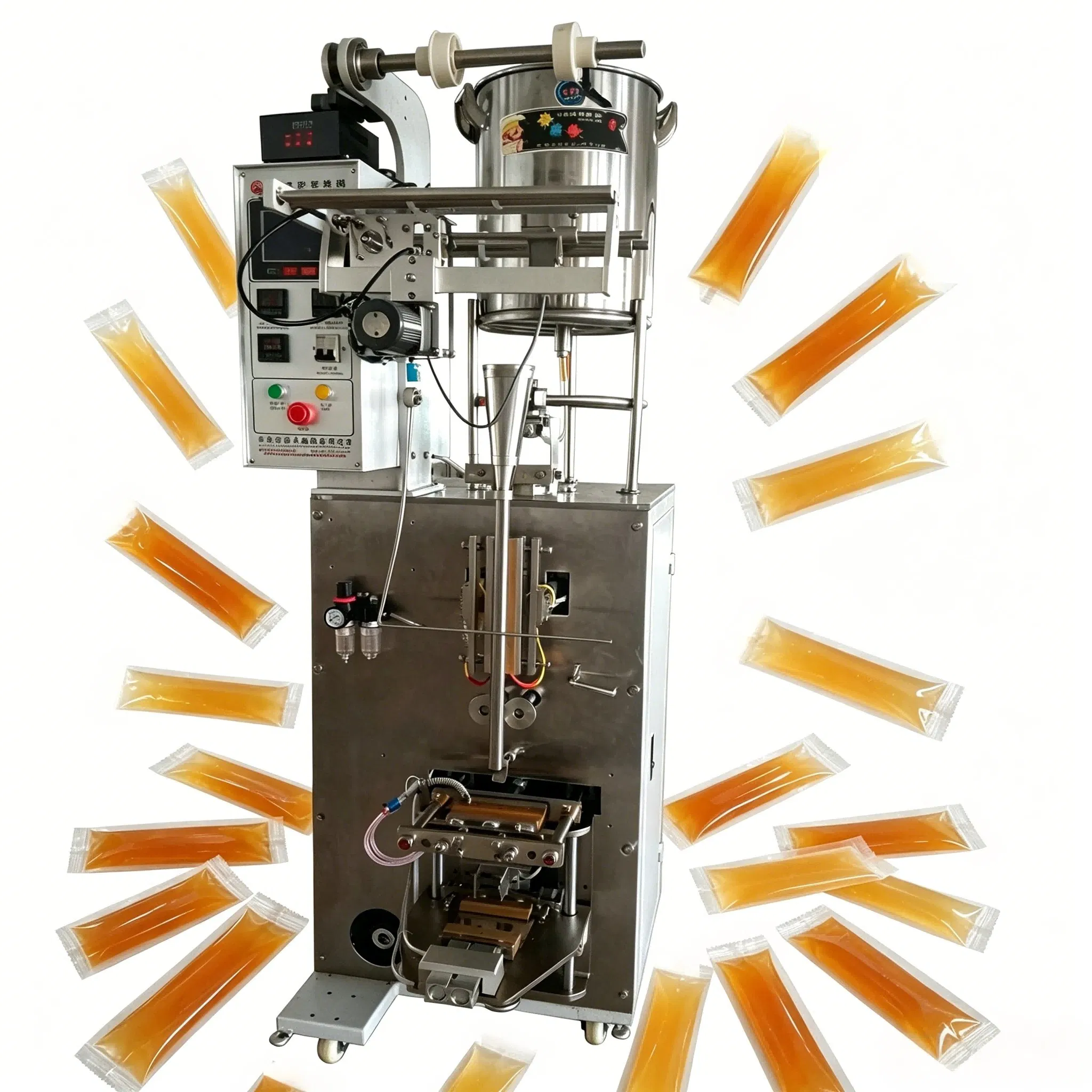 Unità di confezionamento di bustine di miele ad alta precisione Macchina per il confezionamento di stick di miele