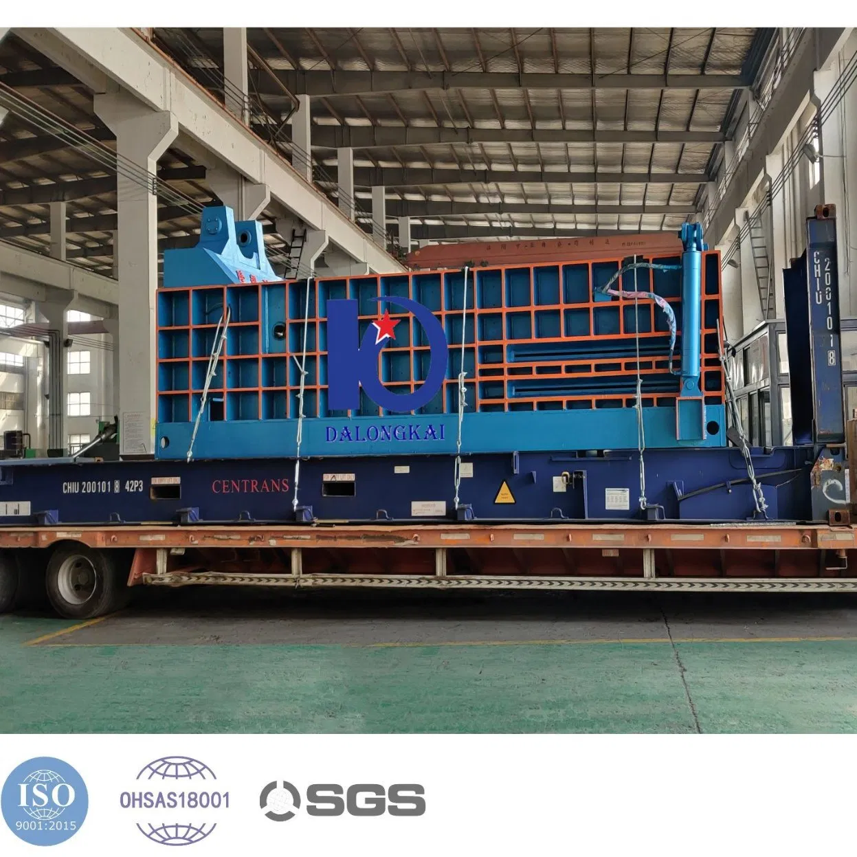 Presse à balles pour le recyclage de la ferraille d'aluminium dBm250