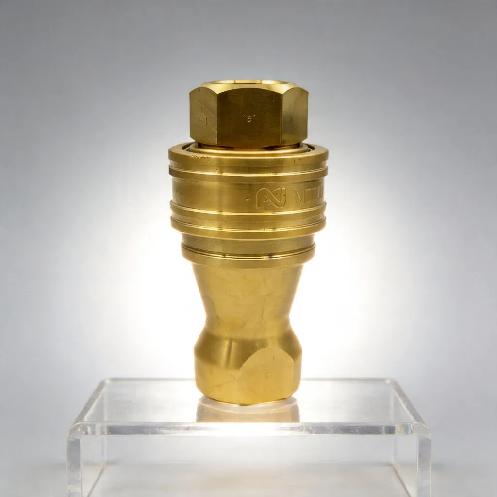 Brass Quick Coupling for Mold Cooling and Pneumatic Systems