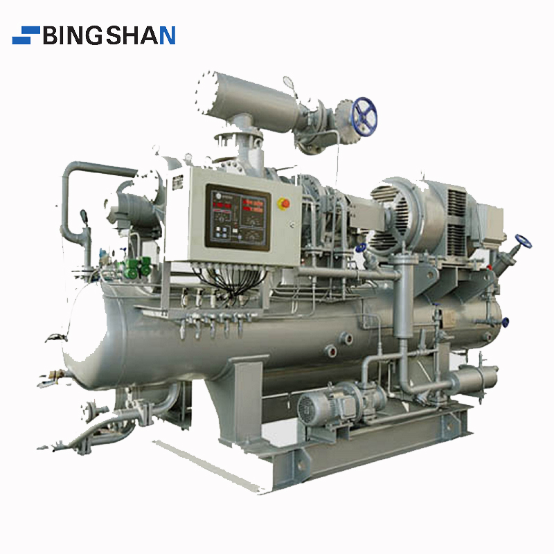 Dual-Stage Open Type Ammonia R717 Refrigeration Rotary Screw Compressor