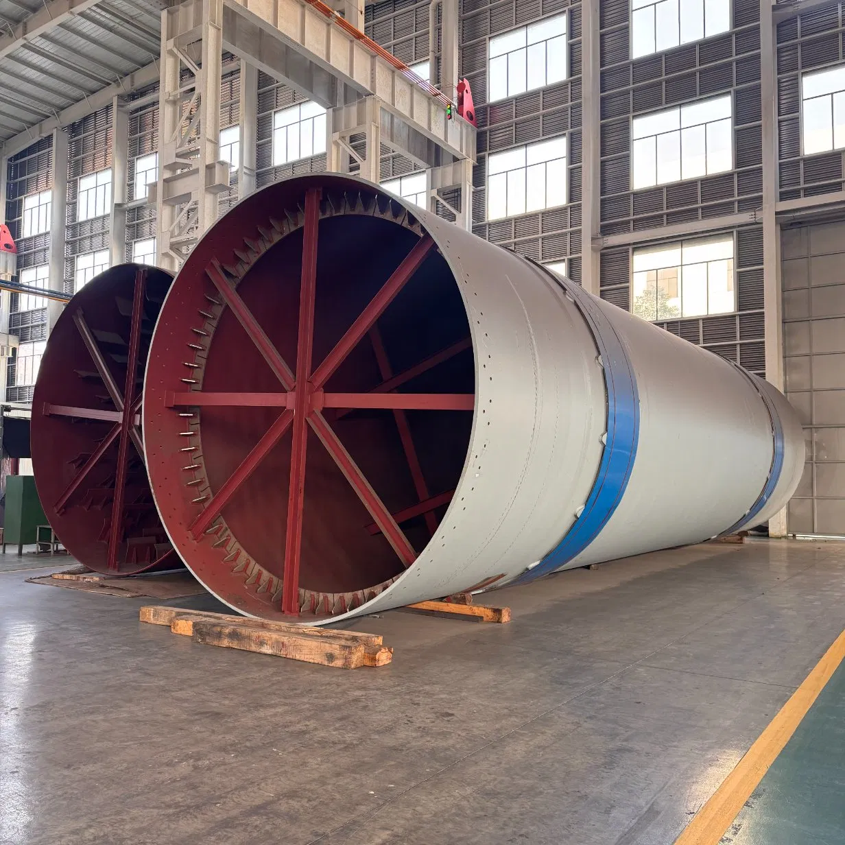 Forno Rotativo per Cemento ad Alta Efficienza per una Produzione Giornaliera di 1200 Tonnellate