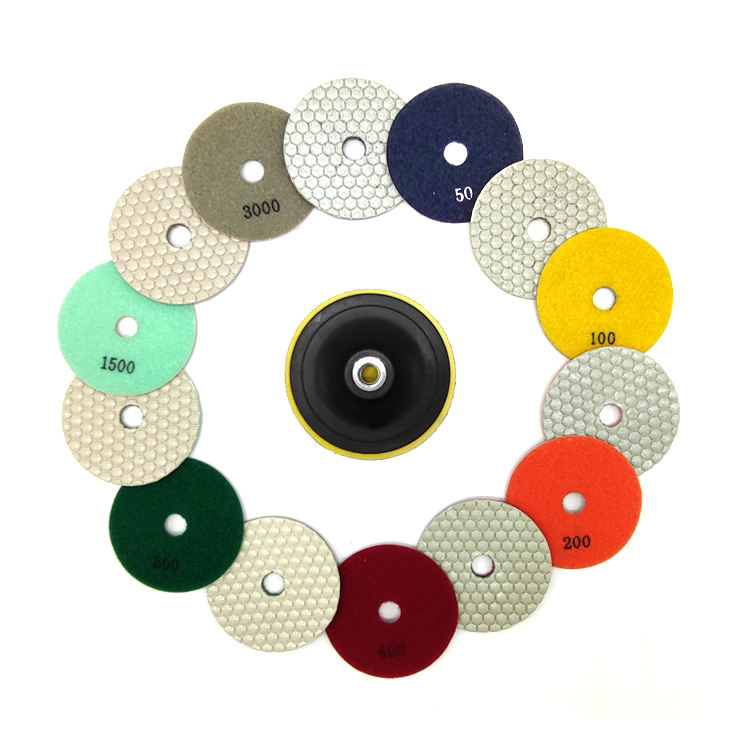 Marble Floor Cleaning Pad Wet Dry Diamond Polishing Pad for Floor Buffing