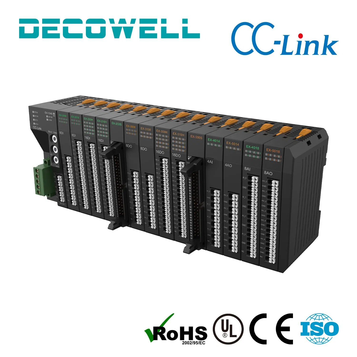 Remote IO Module for PLC Based Automation Systems with CC-Link Communication
