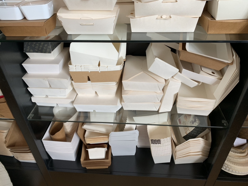 CH-10 Macchina per Box da Asporto a Secchio, Macchina per Lunch Box di Carta