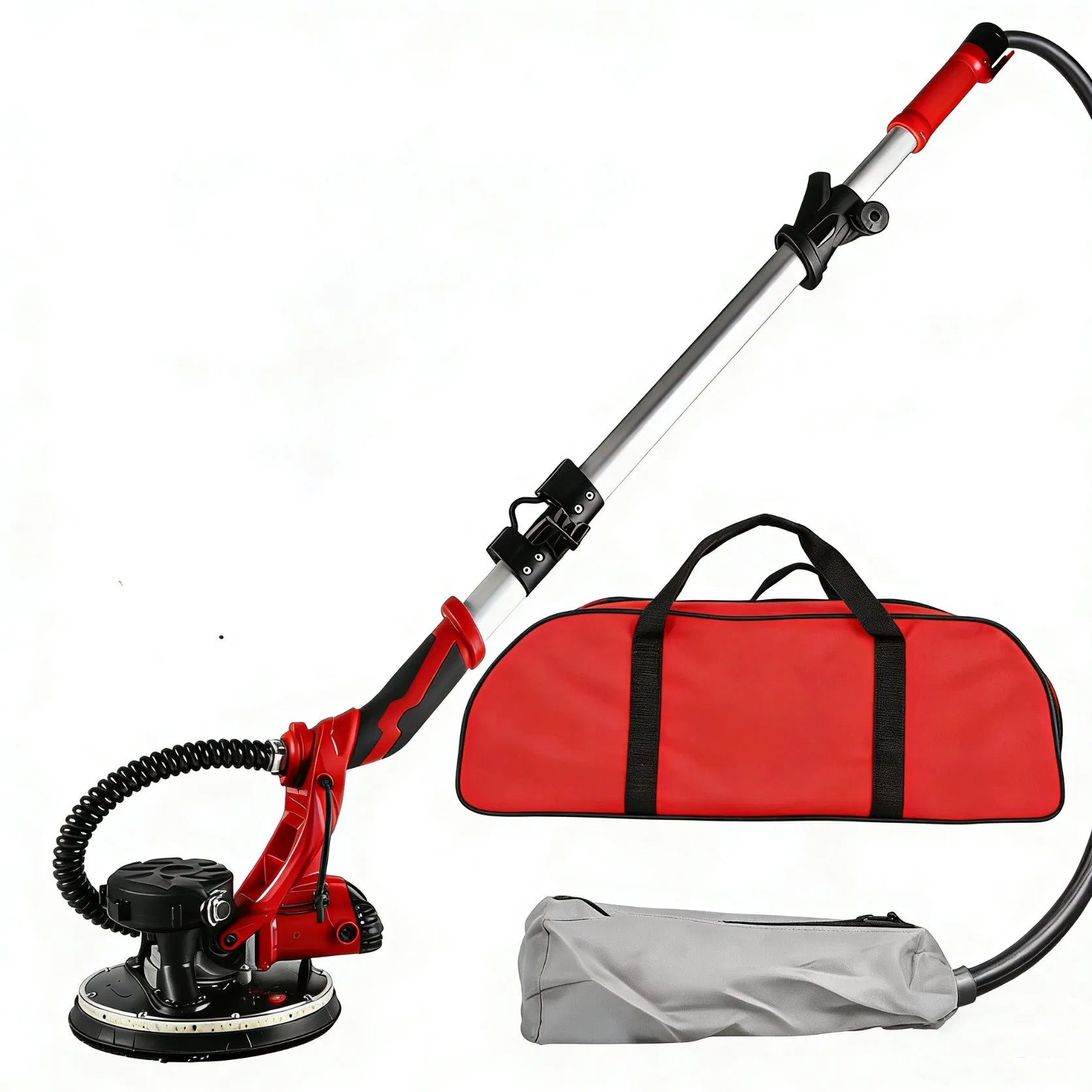 850W 230mm Adjustable Handle Electric Drywall Sander with Dust Collection System, Variable Speed Control