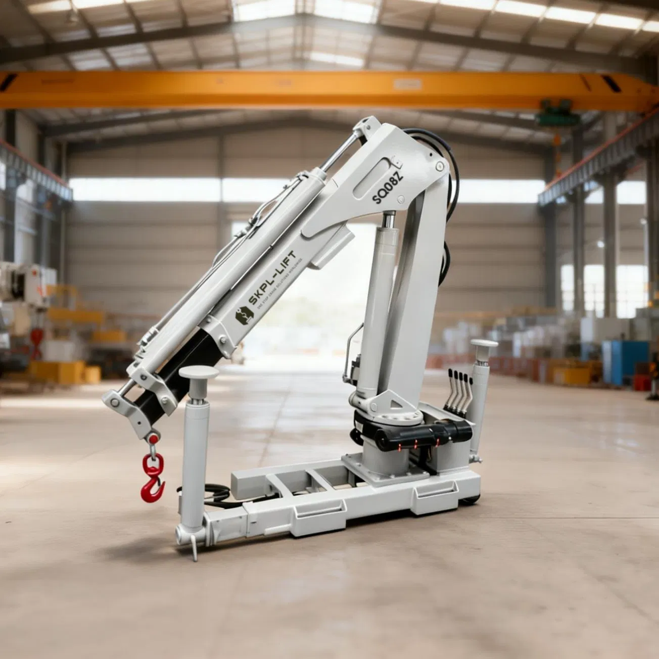Heavy-Duty 800kg Pickup Mounted Crane with 1 Ton Moment