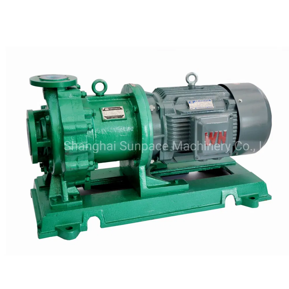 Pompa a trascinamento magnetico centrifuga autoadescante per trasferimento di acidi chimici industriali ad alta efficienza e resistente alla corrosione per acqua di mare