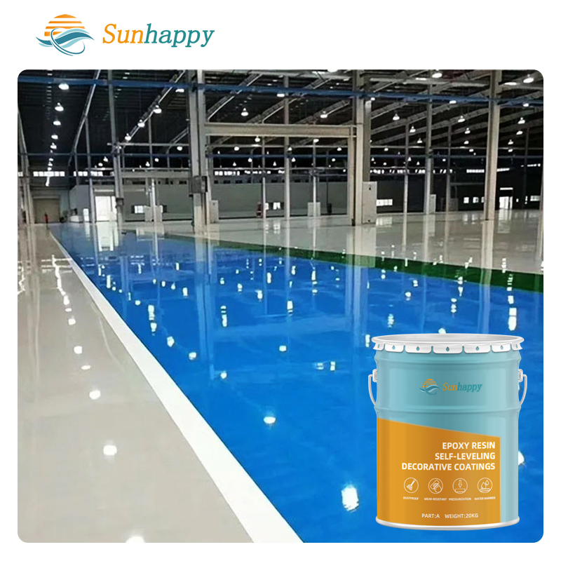Self-Leveling Thick-Coated High-Hardness Epoxy Floor Paint