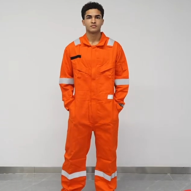 300GSM Cotton Safety Work Coverall for Fabrication