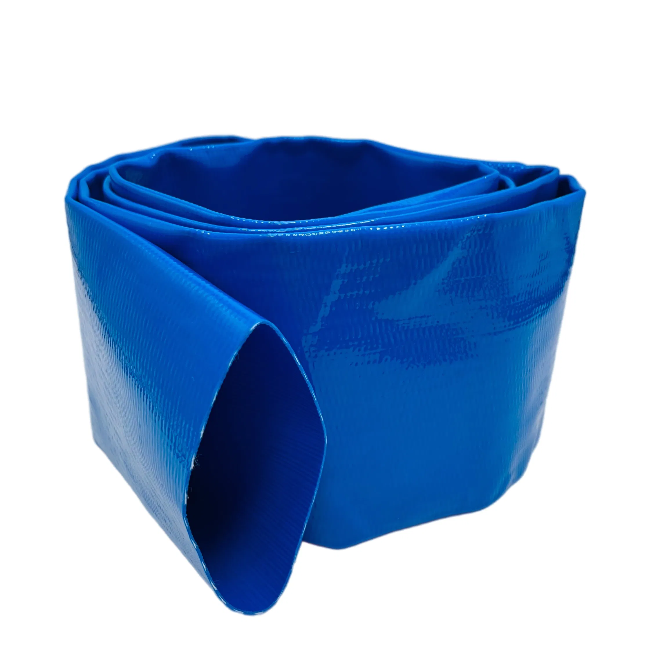 Tubo piatto in PVC blu da 10 bar