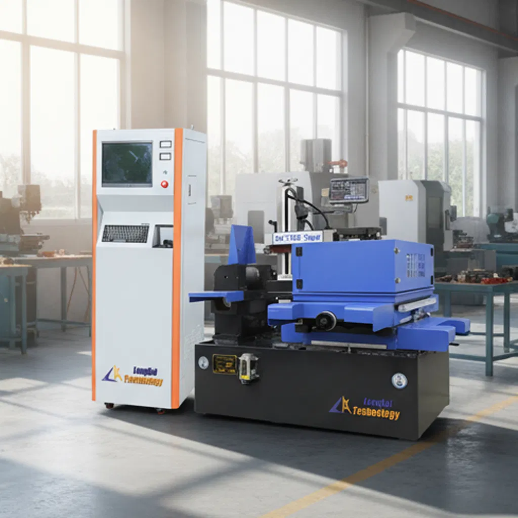 Machine de découpe à fil CNC à grande vitesse avec angle de dépouille Dk7763