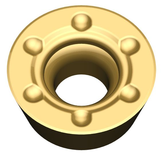 Inserti di fresatura per profilatura CNC ad alta precisione, resistenti all'usura, in metallo duro, utensile da taglio per metalli multiuso