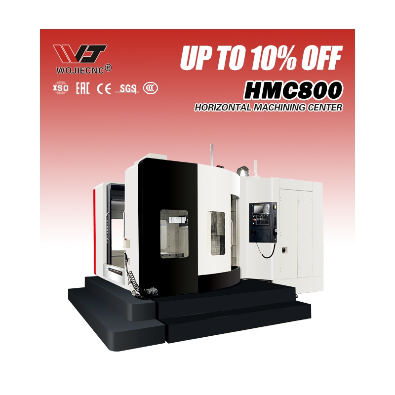 HMC800 CNC Horizontal Machining Center, Siemens Fanuc GSK Control System 5 Axis Milling Machine Center with High Precision and Strong Rigidity