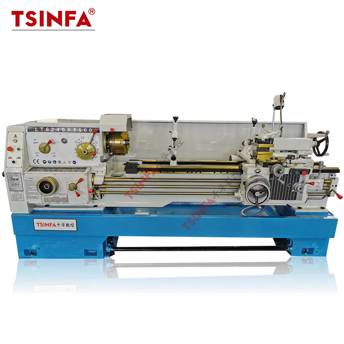 Tornio Manuale Convenzionale con Cambio a Ingranaggi Tipo Gap LT6240