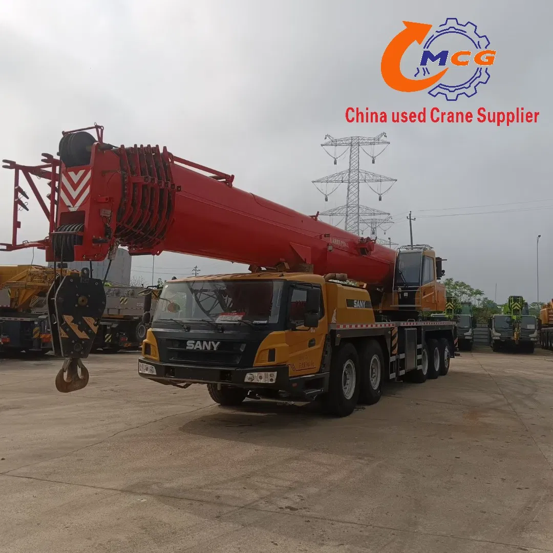 2022 Sany 100-Ton Used Truck Crane with Weichai Engine