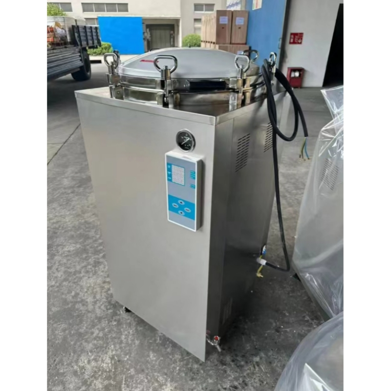 Sterilizzatrice a vapore verticale ad alta temperatura per uso medico, macchina per sterilizzazione in autoclave per ospedali e laboratori