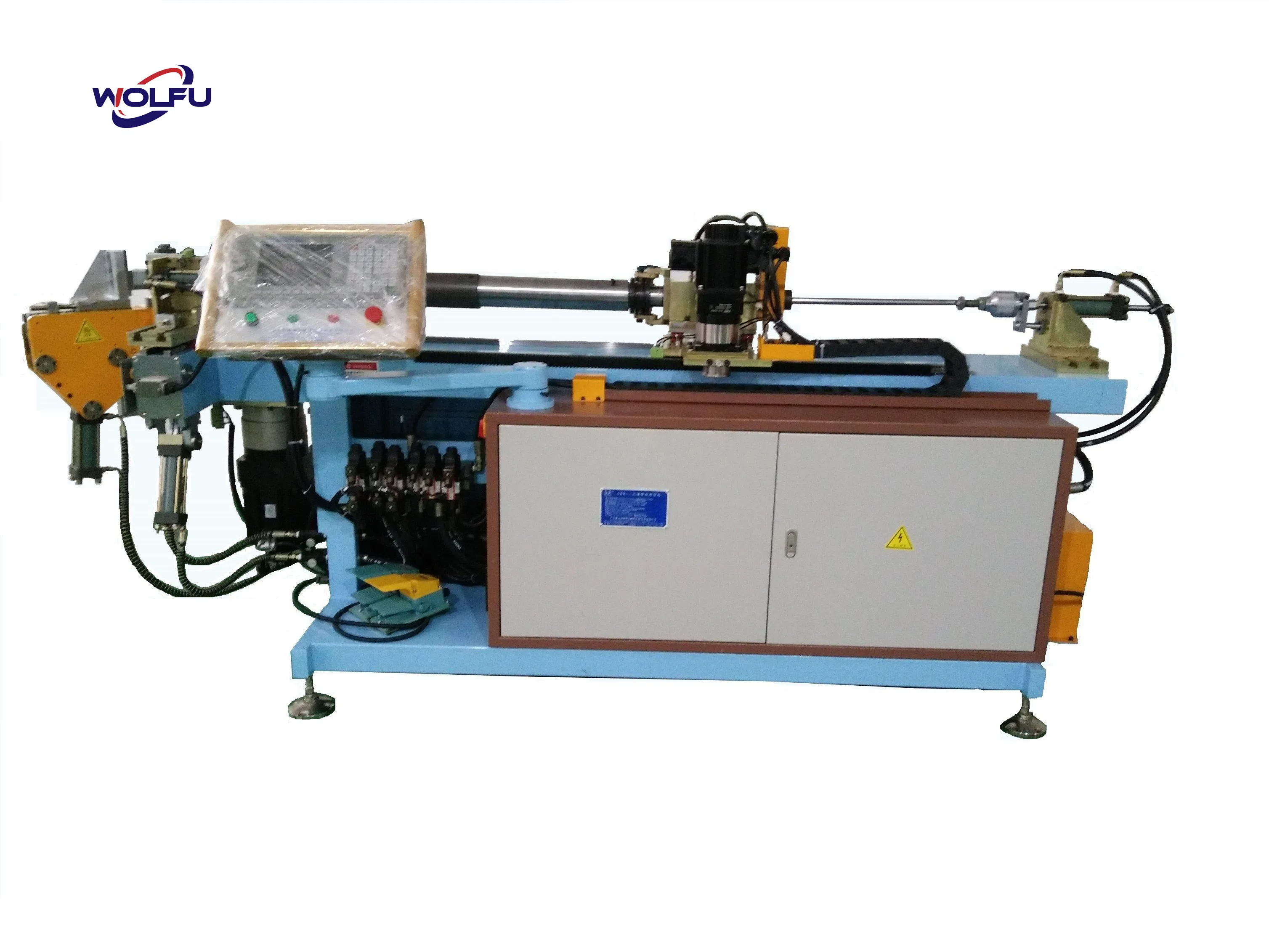 Fully Automatic CNC Tube Bending Machine Hydraulic Tube Bender, Multi-Functional Integrated Cutting, End Forming, Bending Tube Bending Machine