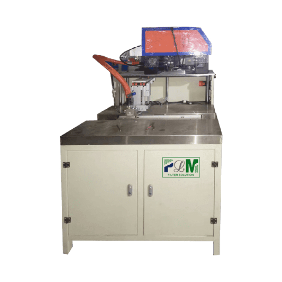 Macchina incollatrice a due componenti con rulli per tubo centrale PLRZ-1000