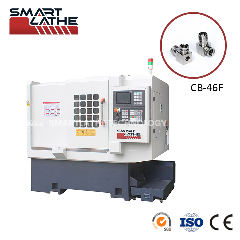 CB-46f Tornio CNC a bancale inclinato ad alta rigidità con vite a sfere e guida lineare da 32 mm di Taiwan