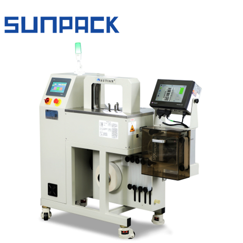 High Tension Juice Packing Ultrasonic Welding Banding Machine with Thermal Transfer Printer